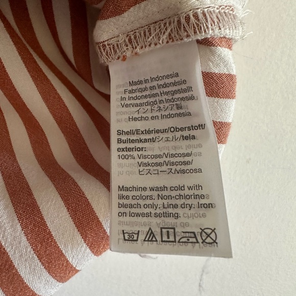 Madewell Rhyme Button-Front Top in Stripe Play Blouse size XXS EUC - Picture 11 of 11